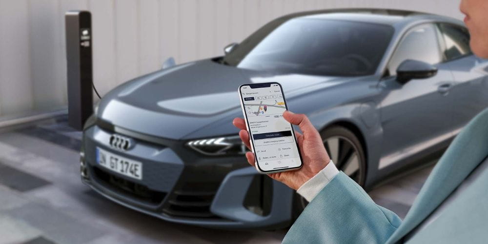 Audi e-tron GT smartphone app