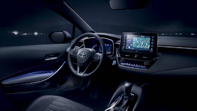 Toyota Carolla touring interior